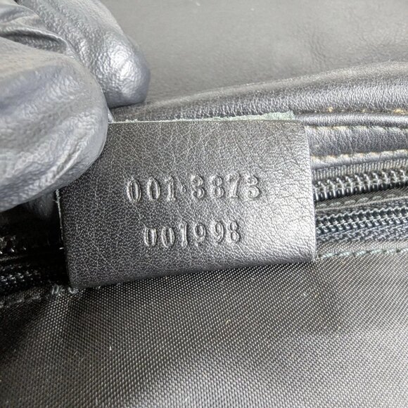 Authentic Vintage GUCCI Hobo Leather Chain Shoulder Bag Made in Italy - Picture 10 of 15